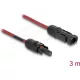 Delock DL4 napelemes kábel 6 mm2 apa-anya 3 m