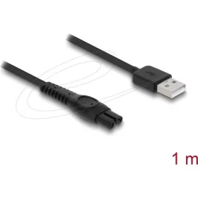   Delock USB töltőkábel 5 V elektromos borotvákhoz   kompatibilis Philips QP2724, QP2834, QP1924, MG9520 sorozattal   boro