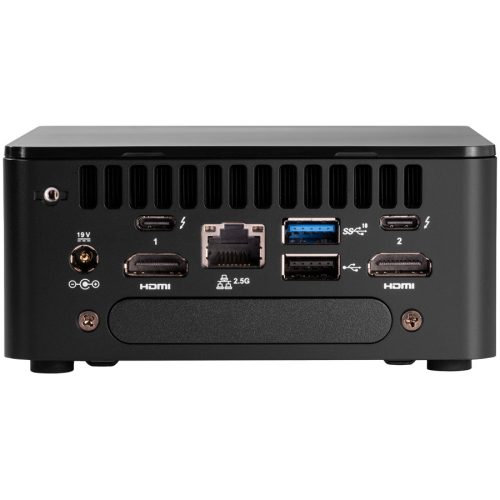 ASUS NUC 12 Pro Kit ASUS NUC12WSHi7, Core i7-1260P Processor, 4xUSB, M.2 22x80 NVMe; 22x42 SATA, 2.5'' SATA slot, 2,5Gbe LAN, 2xHDMI, 2x Thunderbolt 4 (USB-C+DP),  EU cord, single unit, EAN:50...