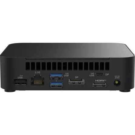 ASUS NUC 14 Essential/RNUC14MNK2500002/N250 Processor/1xDDR5-4800 SO-DIMM/5xUSB Type-A/2xUSB Type-C/3.5mm jack/ M.2 22x80 NVMe and SATA SSD/2,5Gbe LAN/1xHDMI/ 1x DP/no Storage/no RAM/WiFI6E AX...