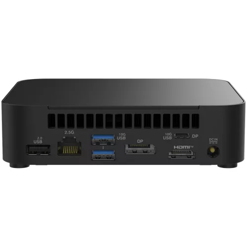 ASUS NUC 14 Essential/RNUC14MNK9700002/N97 Processor/1xDDR5-4800 SO-DIMM/5xUSB Type-A/2xUSB Type-C/3.5mm jack/ M.2 22x80 NVMe and SATA SSD/2,5Gbe LAN/1xHDMI/ 1x DP/no Storage/no RAM/WiFI6E AX2...