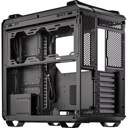Asus TUF Gaming GT502 táp nélküli ablakos Mid Tower számítógépház fekete