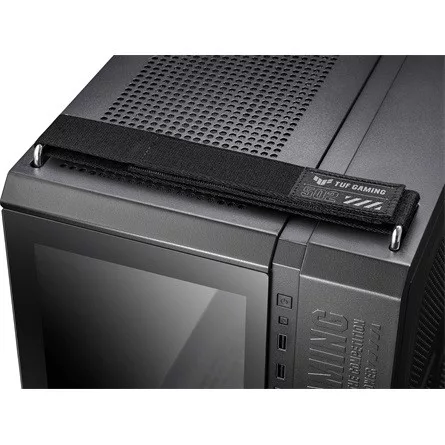 Asus TUF Gaming GT502 táp nélküli ablakos Mid Tower számítógépház fekete