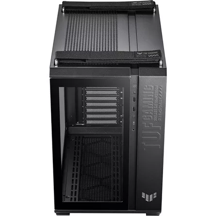 Asus TUF Gaming GT502 táp nélküli ablakos Mid Tower számítógépház fekete