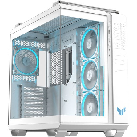 Asus TUF Gaming GT502 Horizon táp nélküli ablakos Mid Tower számítógépház fehér