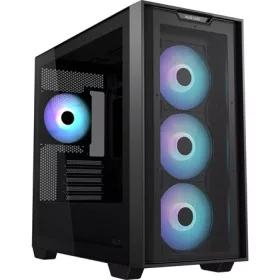   Asus A21 Plus táp nélküli ablakos MT Mini Tower számítógépház fekete