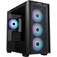 Asus A21 Plus táp nélküli ablakos MT Mini Tower számítógépház fekete