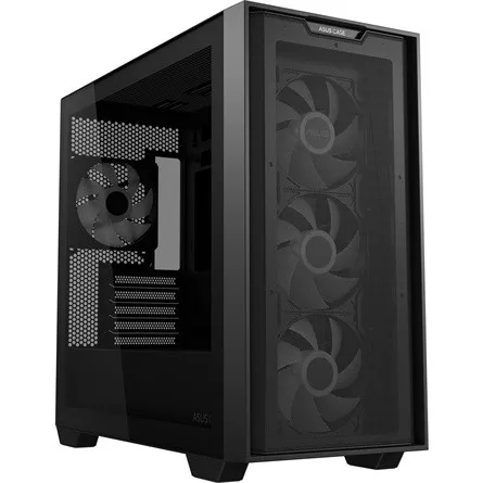 Asus A21 Plus táp nélküli ablakos MT Mini Tower számítógépház fekete