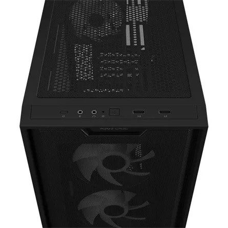 Asus A21 Plus táp nélküli ablakos MT Mini Tower számítógépház fekete