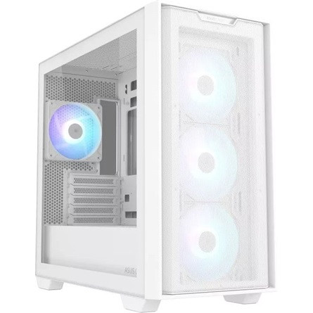 Asus A21 Plus táp nélküli ablakos MT Mini Tower számítógépház fehér