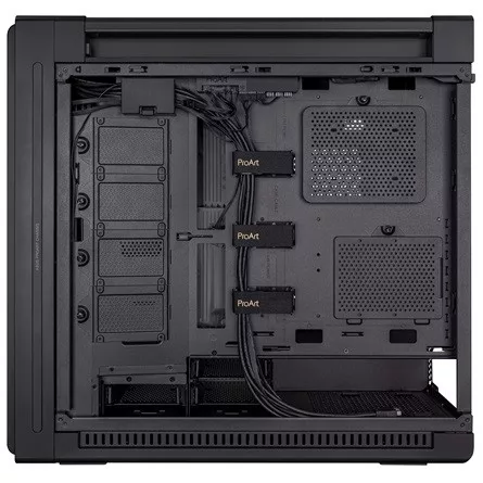 Asus ProArt PA602 TG ARGB BLACK táp nélküli ablakos Mid Tower számítógépház fekete