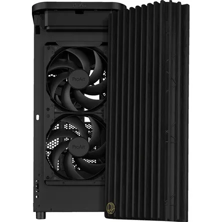 Asus ProArt PA401 Wood Edition táp nélküli ablakos Mid Tower számítógépház fekete