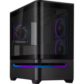   Asus Prime AP202 ARGB táp nélküli ablakos MT Mini Tower számítógépház fekete