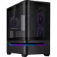 Asus Prime AP202 ARGB táp nélküli ablakos MT Mini Tower számítógépház fekete