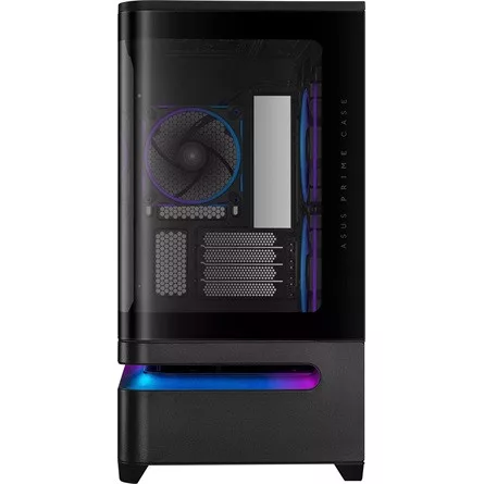 Asus Prime AP202 ARGB táp nélküli ablakos MT Mini Tower számítógépház fekete