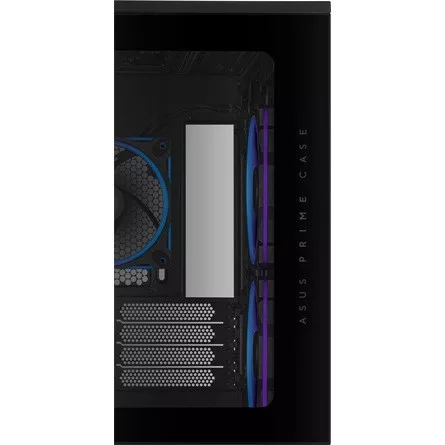 Asus Prime AP202 ARGB táp nélküli ablakos MT Mini Tower számítógépház fekete