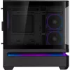 Asus Prime AP202 ARGB táp nélküli ablakos MT Mini Tower számítógépház fekete
