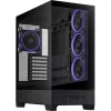 Asus A31 Plus táp nélküli ablakos Mid Tower számítógépház fekete
