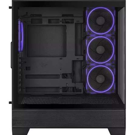 Asus A31 Plus táp nélküli ablakos Mid Tower számítógépház fekete