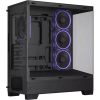 Asus A31 Plus táp nélküli ablakos Mid Tower számítógépház fekete