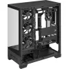 Asus A31 Plus táp nélküli ablakos Mid Tower számítógépház fekete