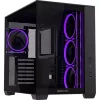 Asus A32 Plus táp nélküli ablakos Mid Tower számítógépház fekete