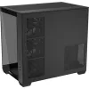 Asus A32 Plus táp nélküli ablakos Mid Tower számítógépház fekete