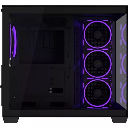 Asus A32 Plus táp nélküli ablakos Mid Tower számítógépház fekete