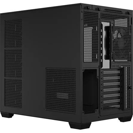 Asus A32 Plus táp nélküli ablakos Mid Tower számítógépház fekete