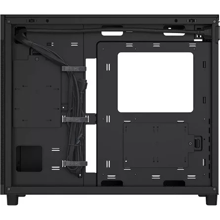 Asus Prime AP303 Tempered Glass táp nélküli ablakos Mid Tower számítógépház fekete