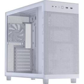   Asus Prime AP303 Tempered Glass táp nélküli ablakos Mid Tower számítógépház fehér