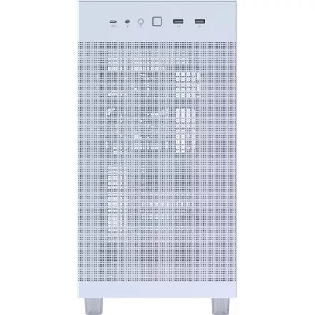Asus Prime AP303 Tempered Glass táp nélküli ablakos Mid Tower számítógépház fehér