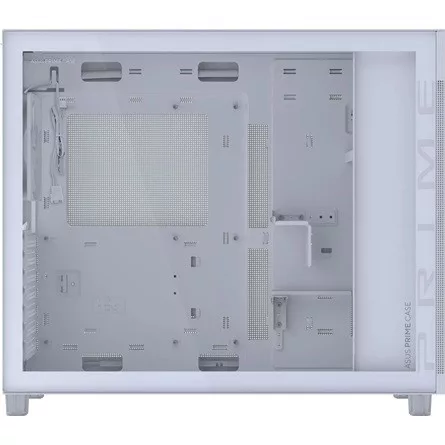 Asus Prime AP303 Tempered Glass táp nélküli ablakos Mid Tower számítógépház fehér