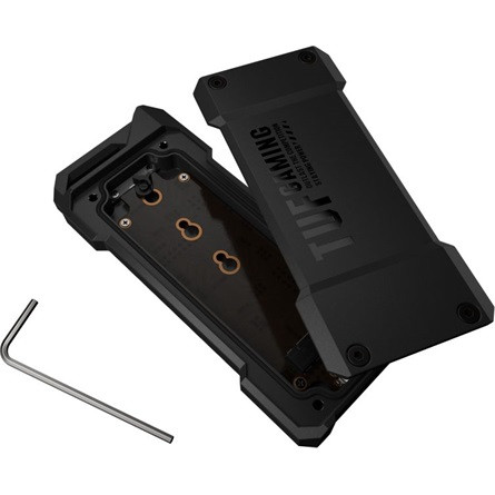 Asus TUF Gaming A1 M.2 2280 PCIe NVMe / SATA3 USB3.2 Gen2×1 C külső ház fekete ütésálló IP68