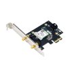 Asus PCE-AX1800 1,8Gb/s PCIe x1 Dual-Band Wi-Fi Bluetooth hálózati adapter (BT5.2)