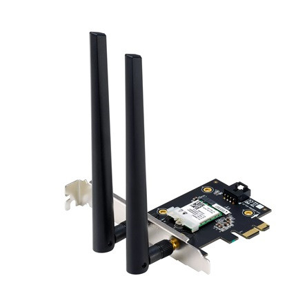 Asus PCE-AXE5400 5,4Gb/s PCIe x1 Dual-Band Wi-Fi Bluetooth hálózati adapter BT5.2