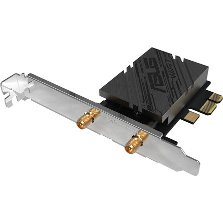 Asus PCE-BE92BT BE9200 9,2Gb/s PCIe x1 Tri-Band Wi-Fi Bluetooth gaming hálózati adapter (BT5.4)