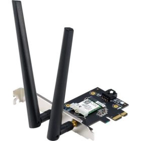   Asus PCE-BE6500 6,5Gb/s PCIe x1 Tri-Band Wi-Fi Bluetooth gaming hálózati adapter low profile