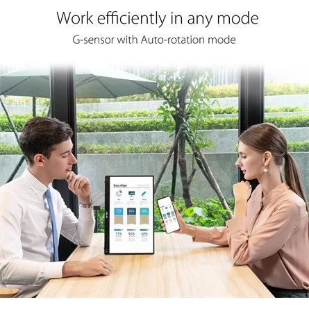 Asus ZenScreen Go MB16AWP 15.6" IPS LED hordozható monitor fekete (7800mAh)