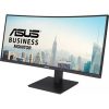 Asus VA34VCPSN 34" ívelt VA LED monitor fekete 100Hz (USB-C: 65W)