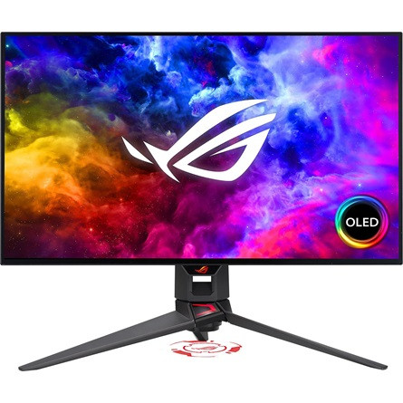 Asus ROG Swift PG27AQDM 26.5" OLED gaming mobil eszköz töltő ház fekete 240Hz G-Sync / FreeSync Premium