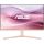 Asus VU249CFE-P 23.8" IPS LED monitor rózsaszín 100Hz (Rose Clay; USB-C: 15W)