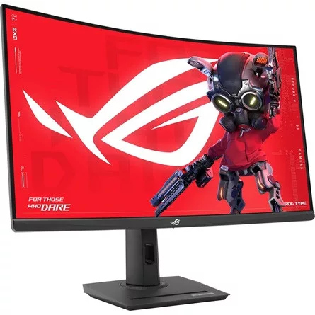 Asus ROG Strix XG32WCMS 31.5" ívelt VA LED gaming monitor fekete 280Hz FreeSync / ELMB Sync (USB-C: 15W)