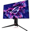 Asus ROG Swift OLED PG27AQDP 26.5" White OLED gaming monitor fekete 480Hz G-Sync / FreeSync Premium