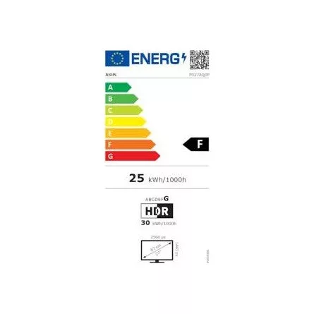 Asus ROG Swift OLED PG27AQDP 26.5" White OLED gaming monitor fekete 480Hz G-Sync / FreeSync Premium