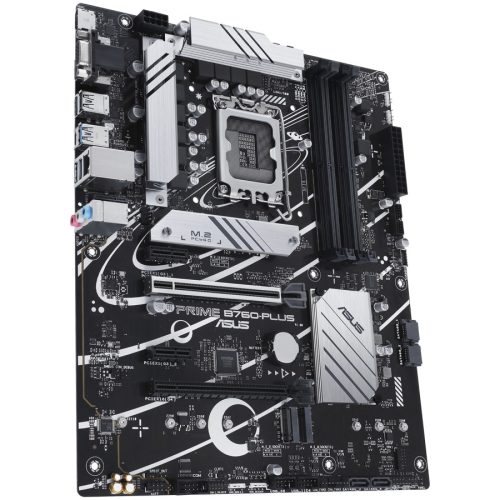 ASUS PRIME B760-PLUS LGA1700 ATX MB - Intel B760 4xDIMM DDR5 3xM.2 4xSATA PCIe 5.0 2.5Gb Ethernet 1xD-SUB 1xDisplayPort 1xHDMI with Aura Sync support