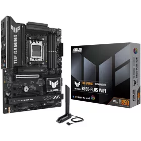   ASUS TUF GAMING B850-PLUS WIFI AM5 ATX gaming MB - AMD B850 4xDIMM DDR5 3xM.2 4xSATA PCIe 5.0 2.5Gb Ethernet WiFi 7 + Bluetooth 1xDisplayPort 1xHDMI with Aura Sync