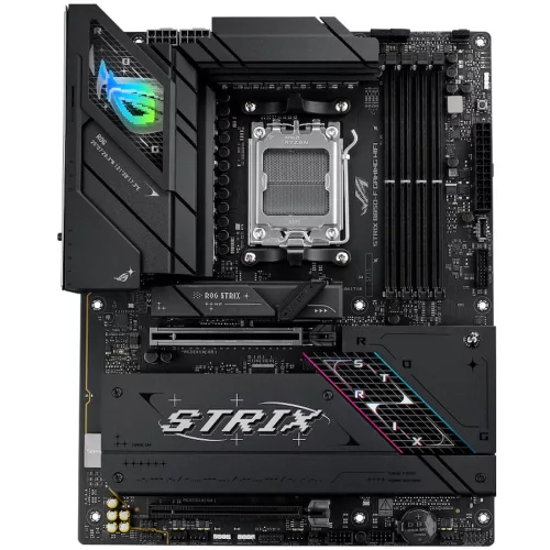 ASUS ROG STRIX B850-F GAMING WIFI AM5 ATX gaming MB - AMD B850 4xDIMM DDR5 4xM.2 2xSATA PCIe 5.0 2.5Gb Ethernet WiFi 7 + Bluetooth 1xDisplayPort 1xHDMI with Aura Sync