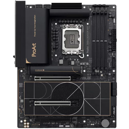 ASUS PROART Z890-CREATOR WIFI LGA1851 ATX professional MB - Intel Z890 4xDIMM DDR5 5xM.2 4xSATA PCIe 5.0 10Gb + 2.5Gb Ethernet WiFi 7 + Bluetooth 1xHDMI 2xIntel TB 5 ports (USB Type-C) 1xIntel...