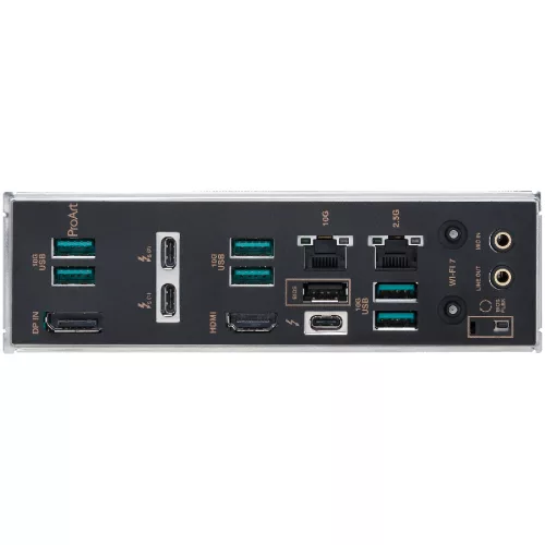 ASUS PROART Z890-CREATOR WIFI LGA1851 ATX professional MB - Intel Z890 4xDIMM DDR5 5xM.2 4xSATA PCIe 5.0 10Gb + 2.5Gb Ethernet WiFi 7 + Bluetooth 1xHDMI 2xIntel TB 5 ports (USB Type-C) 1xIntel...